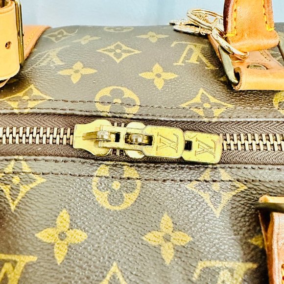AUTHENTIC LOUIS VUITTON KEEPALL 50 MONOGRAM WITH DUST BAG LUGGAGE SET VI881 - Picture 14 of 16